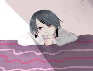Beautiful Suicideのゲーム画面「目覚めると……。」