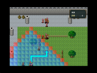 ポールスカサーガ～王国の刃たち～のゲーム画面「クラシカルな剣と魔法のSRPG」