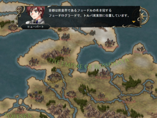 ポールスカサーガ～王国の刃たち～のゲーム画面「世界観を説明・補足する講義パート」