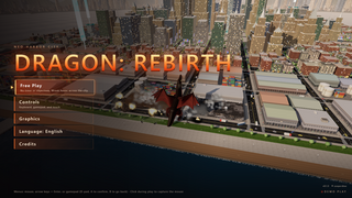 DRAGON: REBIRTHのゲーム画面「ゲームタイトル画面」