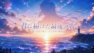 君に届けた最後の歌のゲーム画面「『君に届けた最後の歌』― 歌と記憶が紡ぐ、青春恋愛ビジュアルノベル」