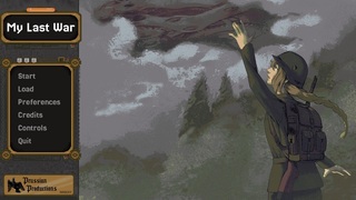 My Last Warのゲーム画面「Main Menu Screen」