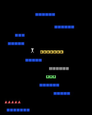 無限落下のゲーム画面「プレイ画面」