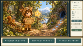 ちゃもえほん：迷い星の旅のゲーム画面「ゲーム画面③」