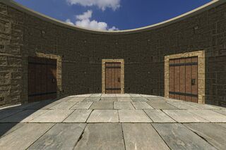 運道 - The Way of Quantumのゲーム画面「この庭で、どの扉を開ける？」