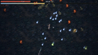 侍サバイバー（試作版）のゲーム画面「戦闘」