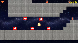 Hiyoko Starsのゲーム画面「夜ステージ」