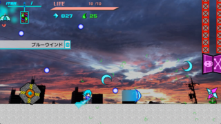 シンベールクリスタル ルーツのゲーム画面「モンスターとの戦闘」