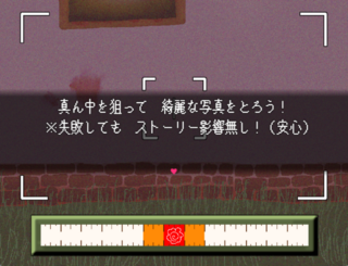 RunawayCHOP!のゲーム画面「カメラには自信あり!」