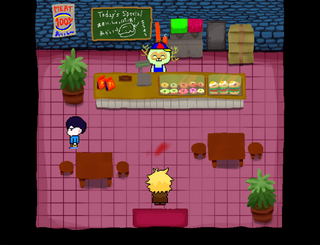 RunawayCHOP!のゲーム画面「・・・・。」