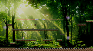 聖剣登山REのゲーム画面「ゲーム画面」