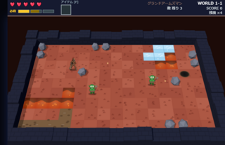 Cross Dimension Crisis(Action)のゲーム画面「ゲーム画面です」