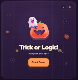 trick or logic!のゲーム画面「スタート画面」