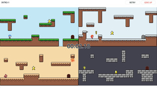 4 SCREENS, 1 LIFE 体験版のゲーム画面「※steamゲーム画面」