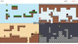 4 SCREENS, 1 LIFE 体験版のゲーム画面「※steamゲーム画面」