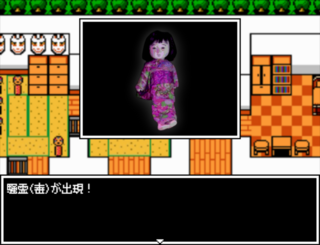 マドカノフォビア体験版のゲーム画面「襲いかかる『悪魔』たち」