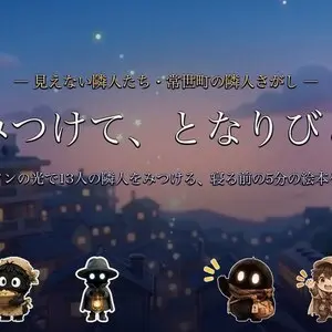 みつけて、となりびと ― 見えない隣人たちのイメージ