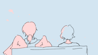 he and me (β)のゲーム画面「彼女と彼の話です。」
