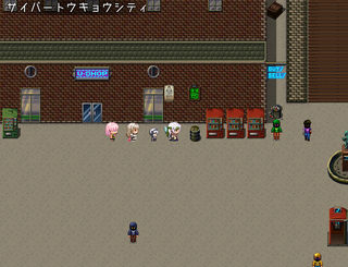 ５分勇者Ｒのゲーム画面「移動画面」