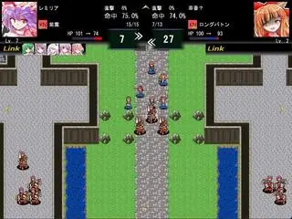 東方戦線記のゲーム画面「4倍のダメージ差？ しかし、こちらには「アレ」がある」