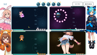 4 SCREENS, 1 SHOT 体験版のゲーム画面「※steam版のゲーム画面」