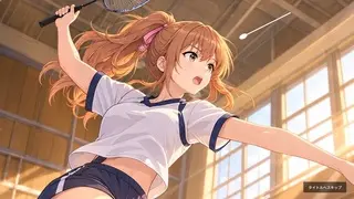 放課後のステラ ~嘘と願いのバウンドリ~のゲーム画面「OP:コートを駆けるさくら」