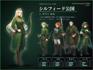Last Sovereign of Eldia -六王戦記-のゲーム画面「シルフィード公告」