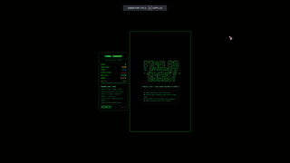 Final Exhaustのゲーム画面「タイトル」