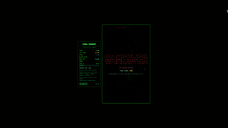 Final Exhaustのゲーム画面「ガメオベラ」