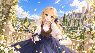 リネットの館 ー借りたトイレから脱出できないーのゲーム画面「こんな女、令和にいねーよ! なリネットさんです」