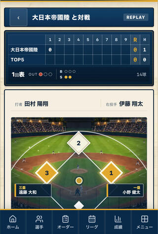 今プロのゲーム画面「」