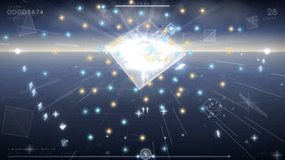 HORIZON 〜透きとおる、光のシューティング〜のゲーム画面「プレイ画面」
