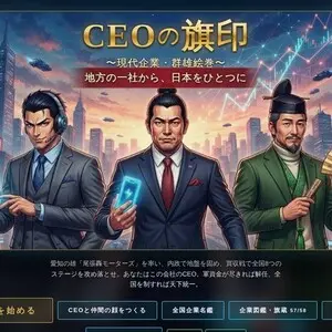 CEOの旗印 〜現代企業・群雄絵巻〜のイメージ
