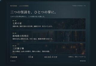 現代百物語 — ふたりの怪異録 —のゲーム画面「」