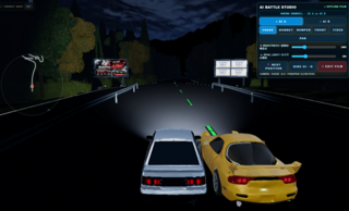 HARUNA DOWNHILLのゲーム画面「サムネです」