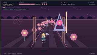 ROSE_HARRIERwebのゲーム画面「ゲーム画面１」