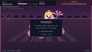 ROSE_HARRIERwebのゲーム画面「ゲーム画面２」